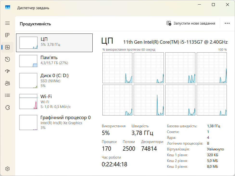 Dell Latitude 3520 i5-1135G7/16Гб/512Гб - Зображення 8