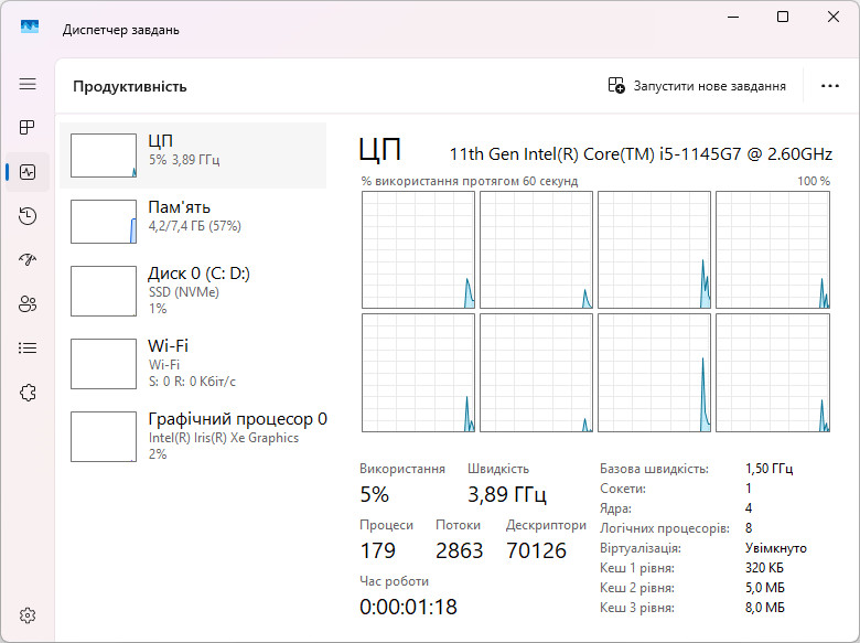 Dell Latitude 5420 i5-1145G7/8Гб/256Гб - Зображення 8